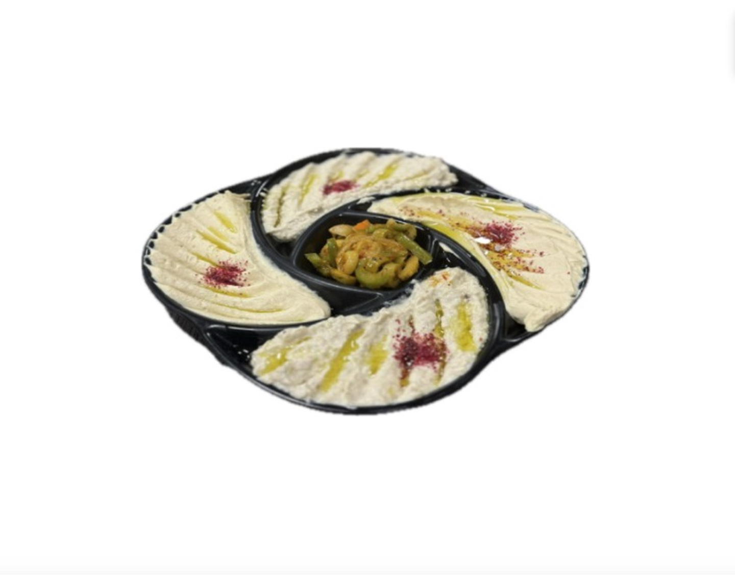 Hummus And Motabal Large