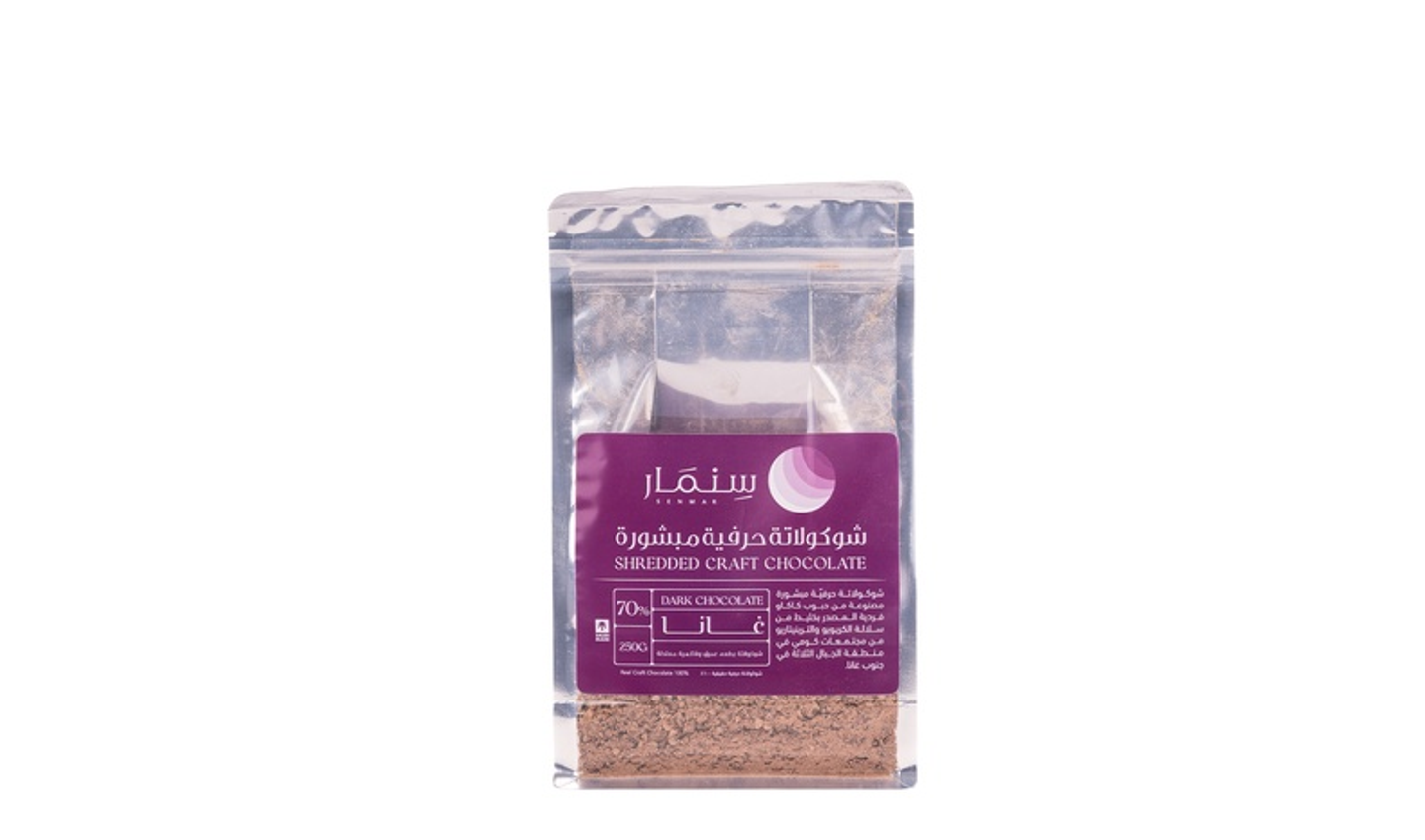 Shredded Craft Chocolate Ghana 70% 250g