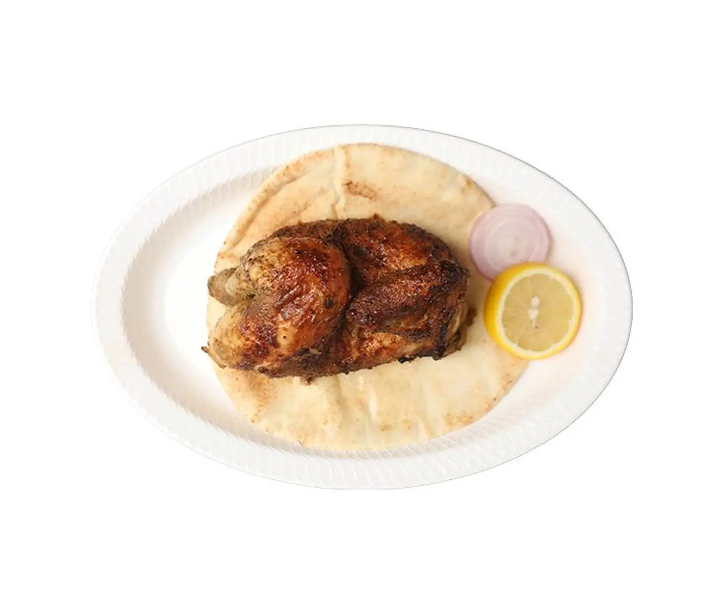 نصف دجاج شواية سادة