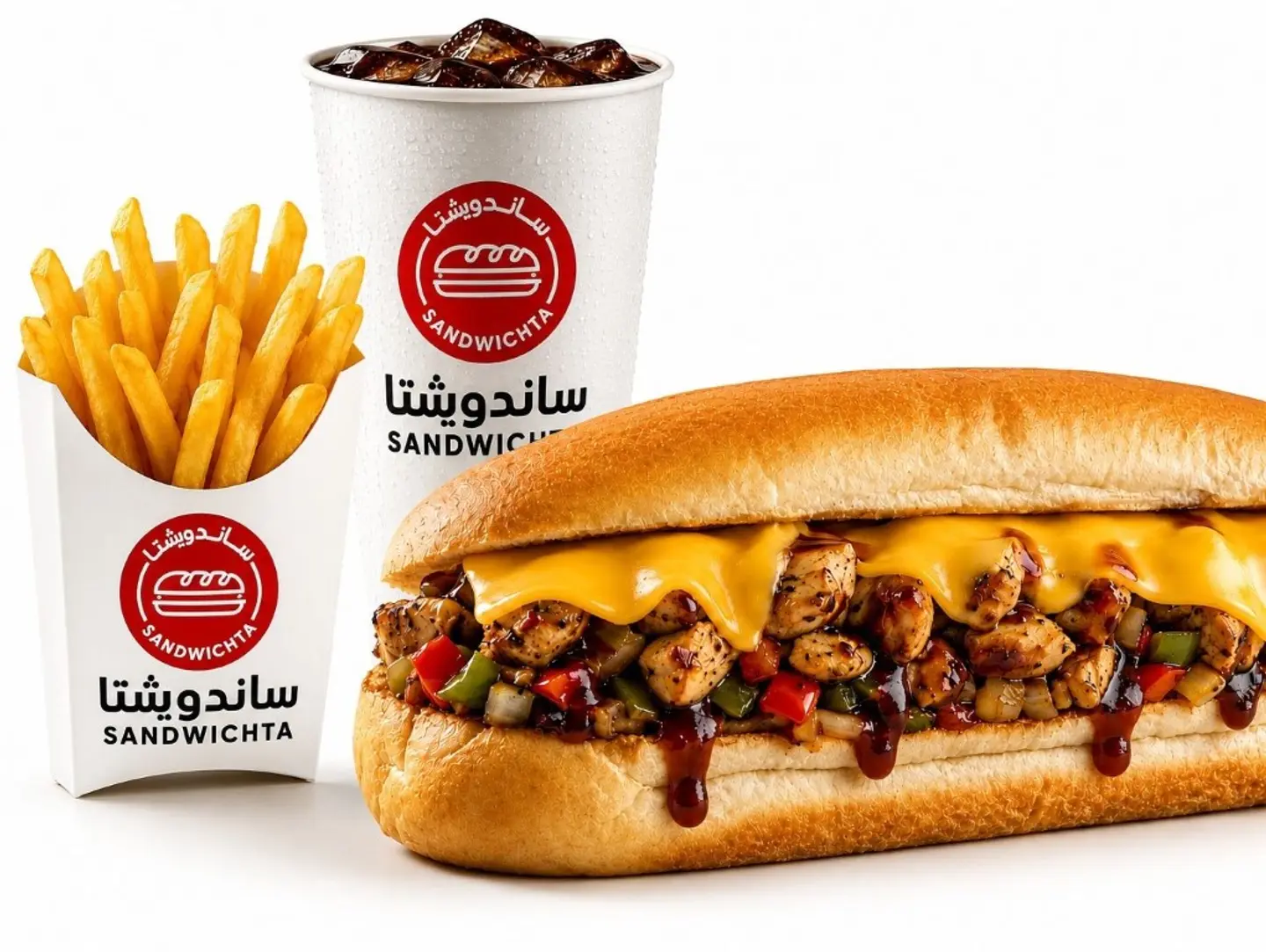 وجبة دجاج باربيكيو