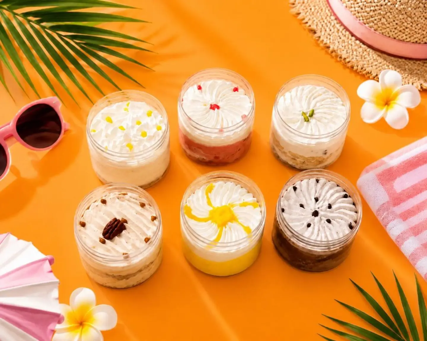 Ice Cream Cake Jars