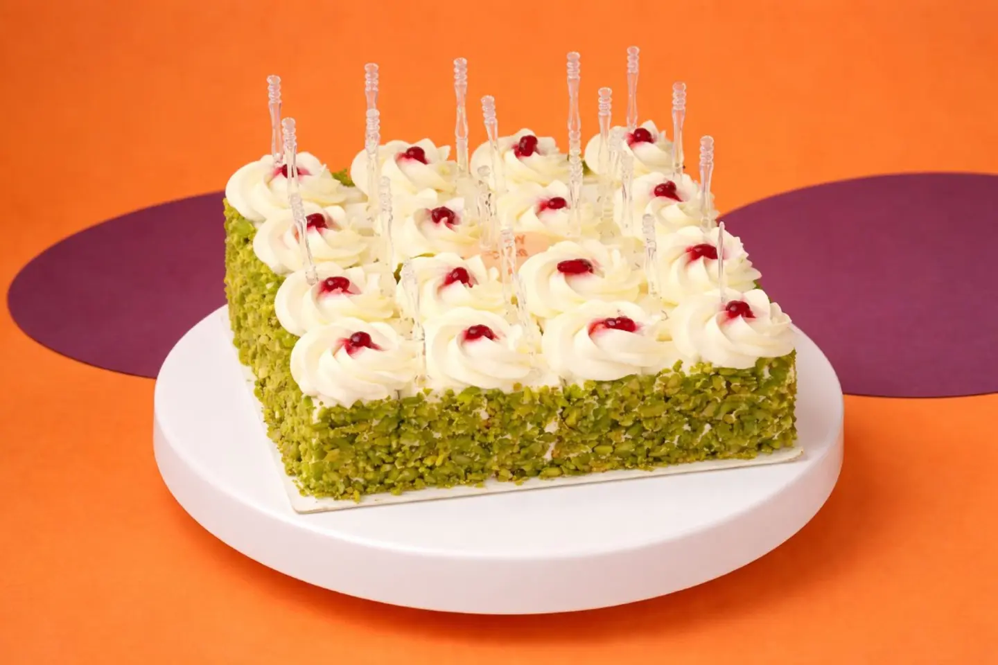 Pistachio Pomegranate Cubes