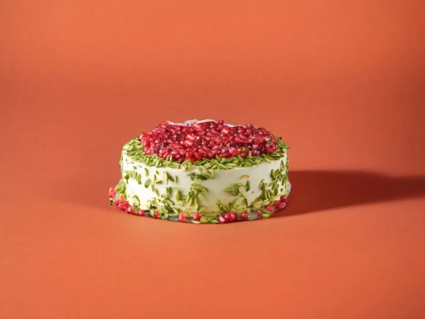 Pistachio Pomegranate Cake
