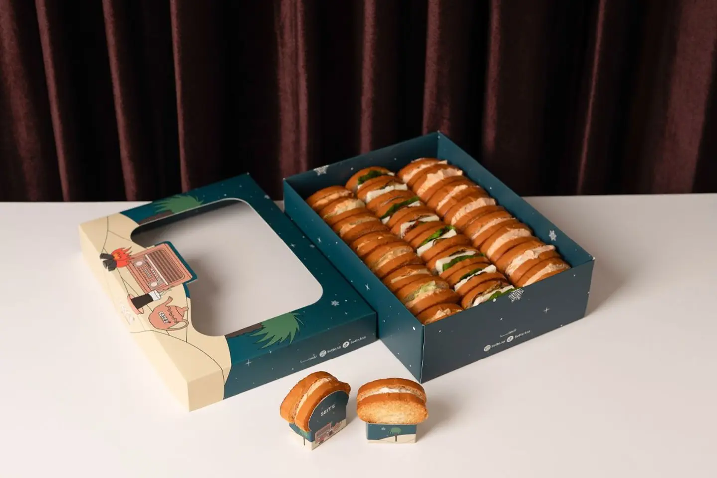 Mini Toast Box 24 Pieces