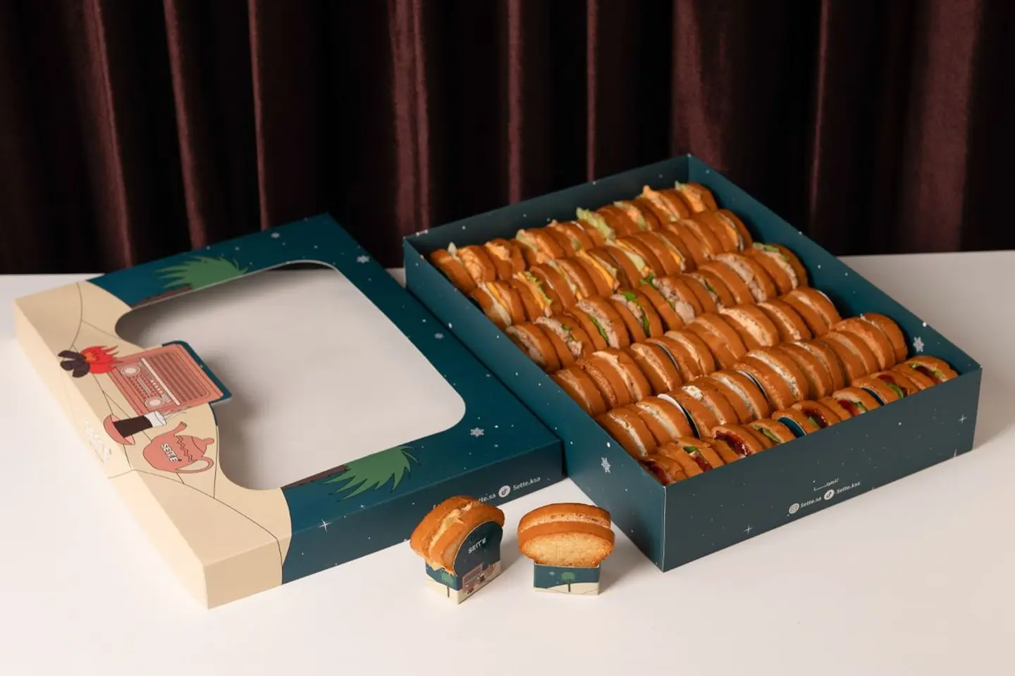 Mini Toast Box 48 Pieces
