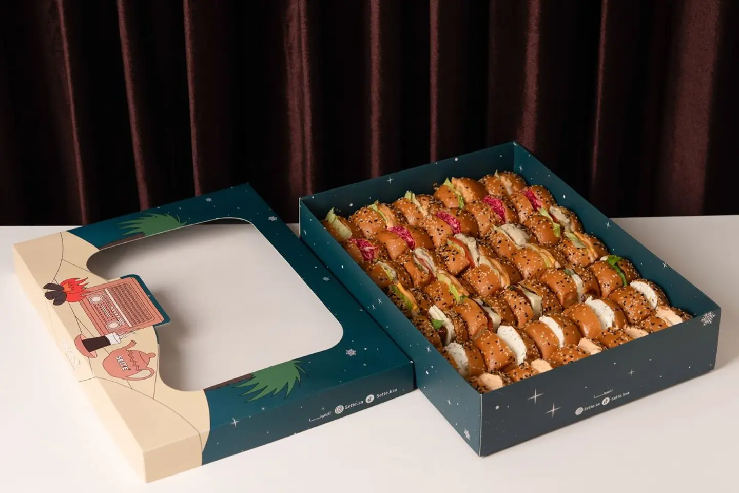 Mini Sandwich Box 35 Pieces