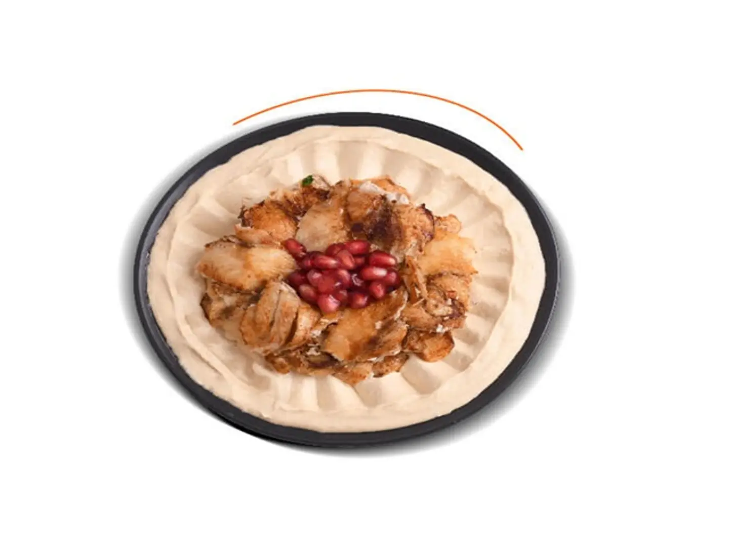Homus With Chicken Plate