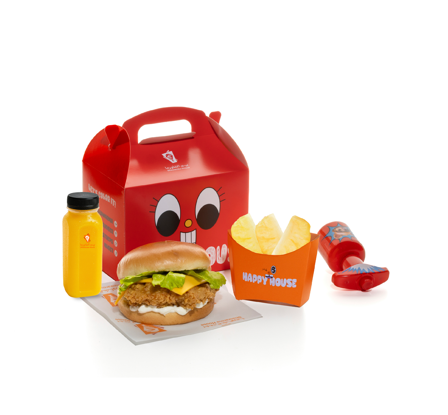 Sponge Bob Chicken Burger Meal