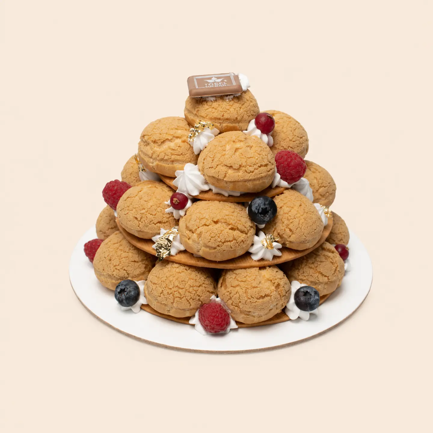 Raspberry Profiteroles