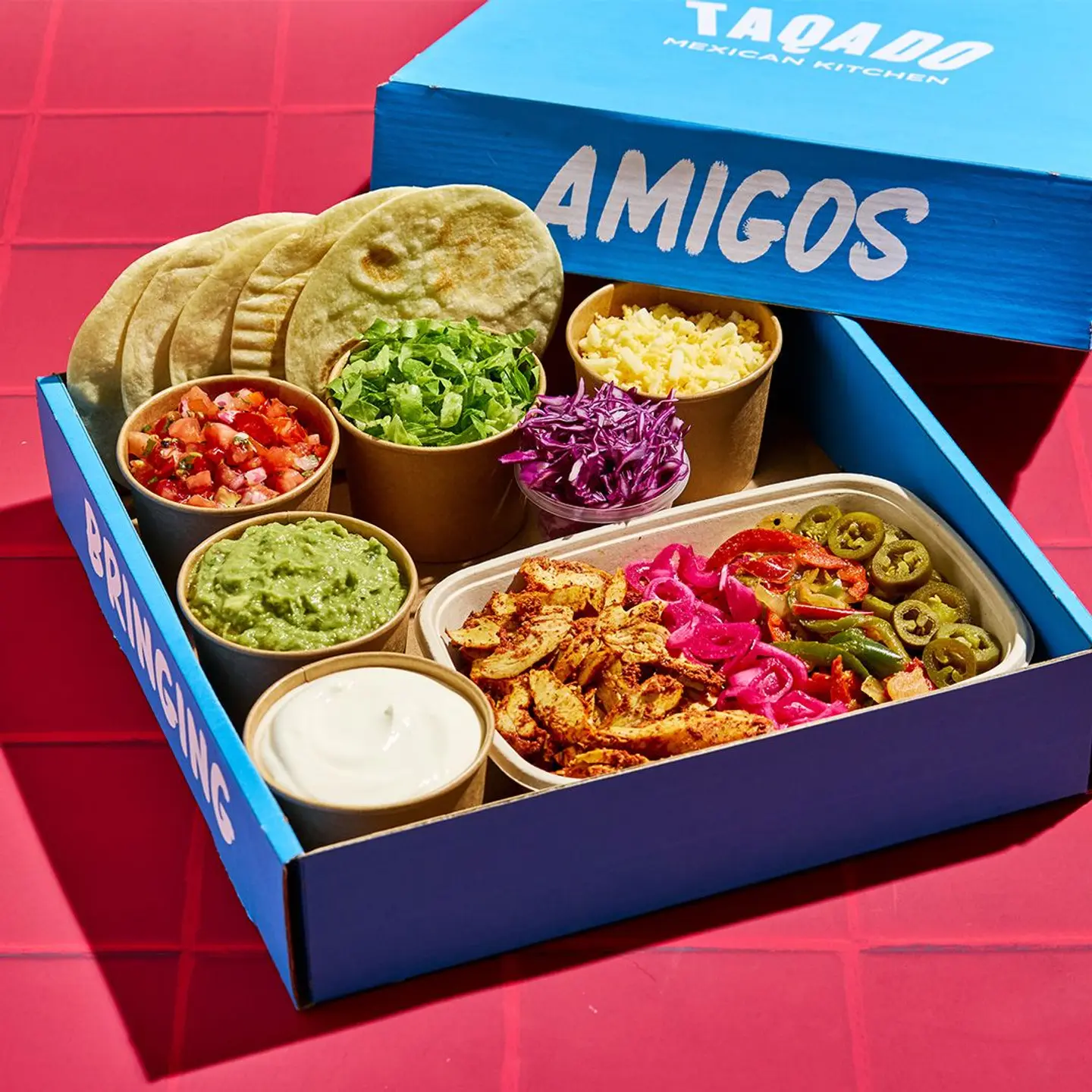 Chicken Taco Sharing Box For 2