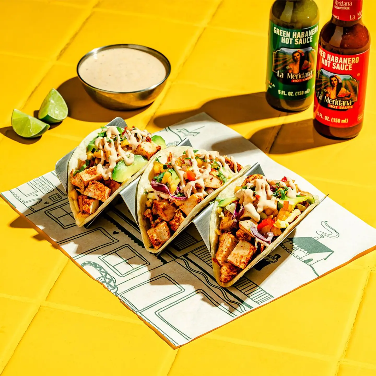 Double Protein Tacos