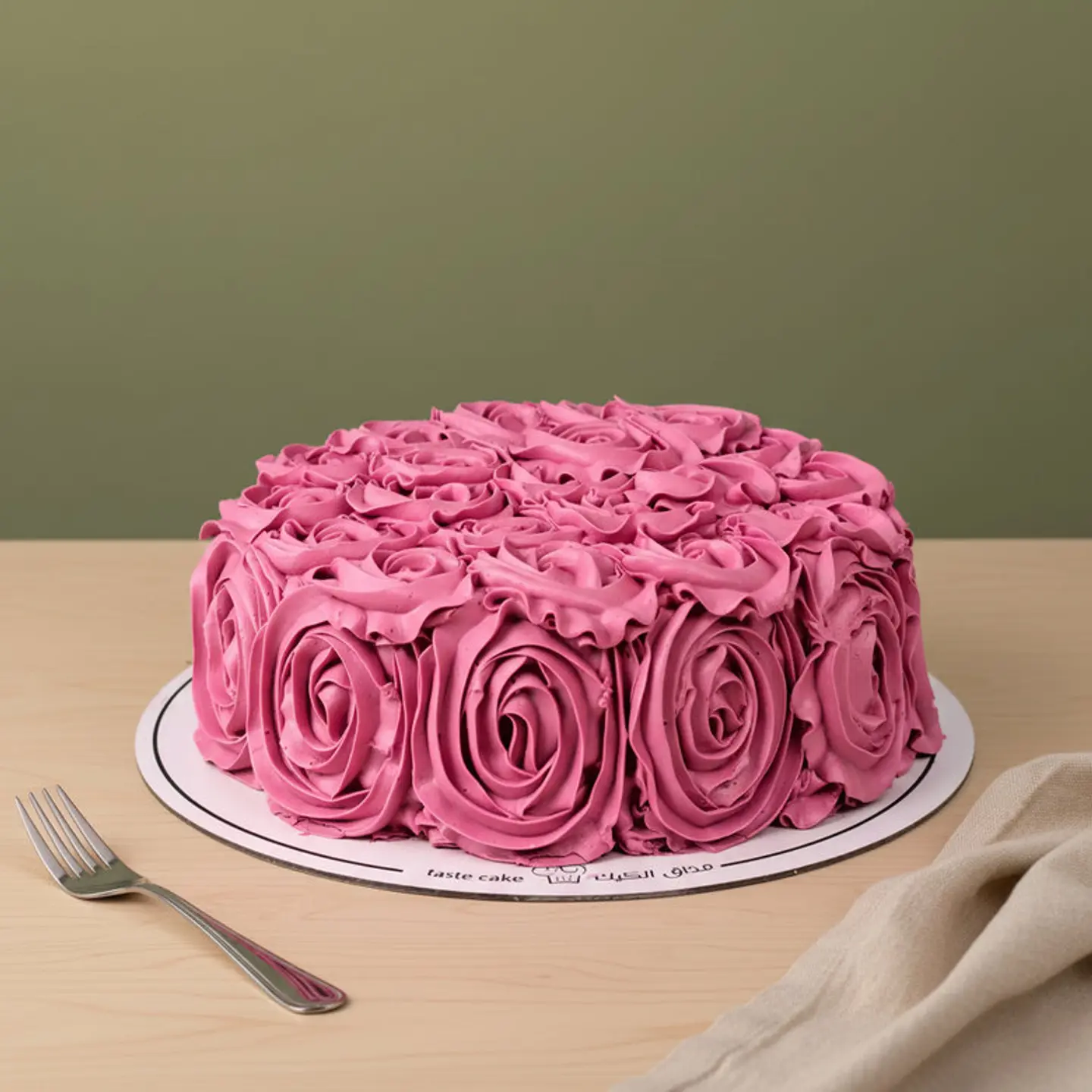 Pink Rose Cake