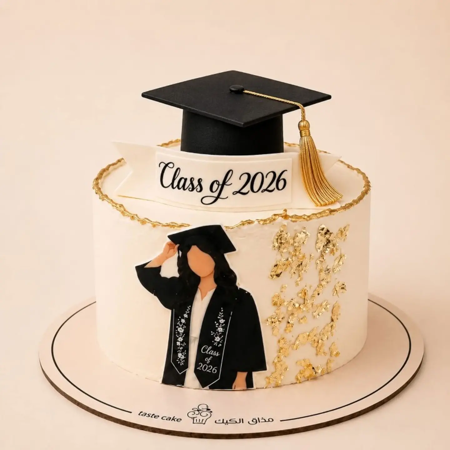 Modern Graduation Cake For A Girl New
