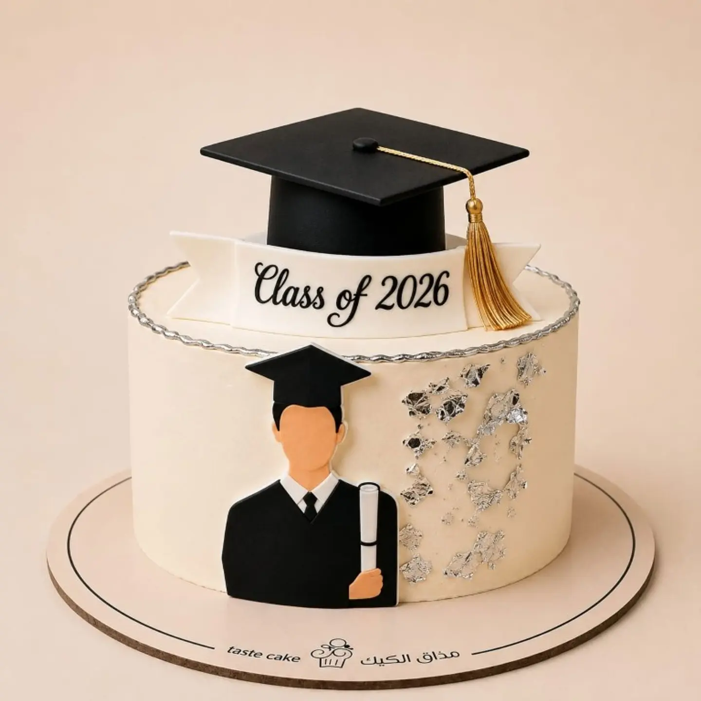 Modern Graduation Cake For A Boy New