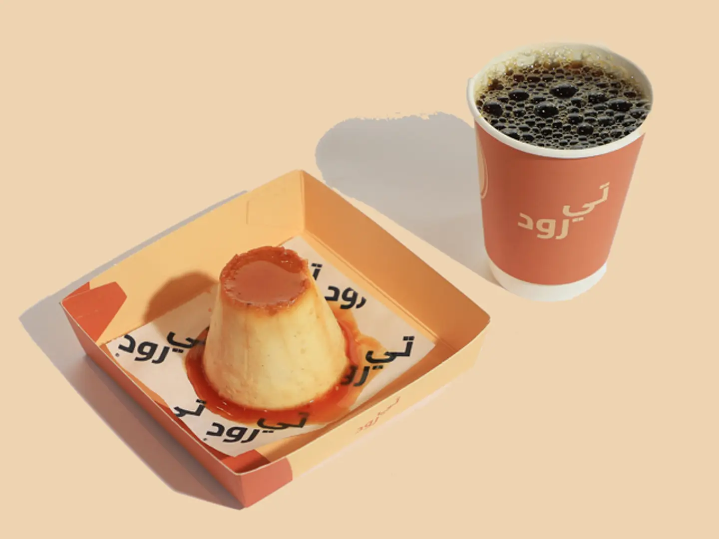 Crème Caramel And V60 Coffee
