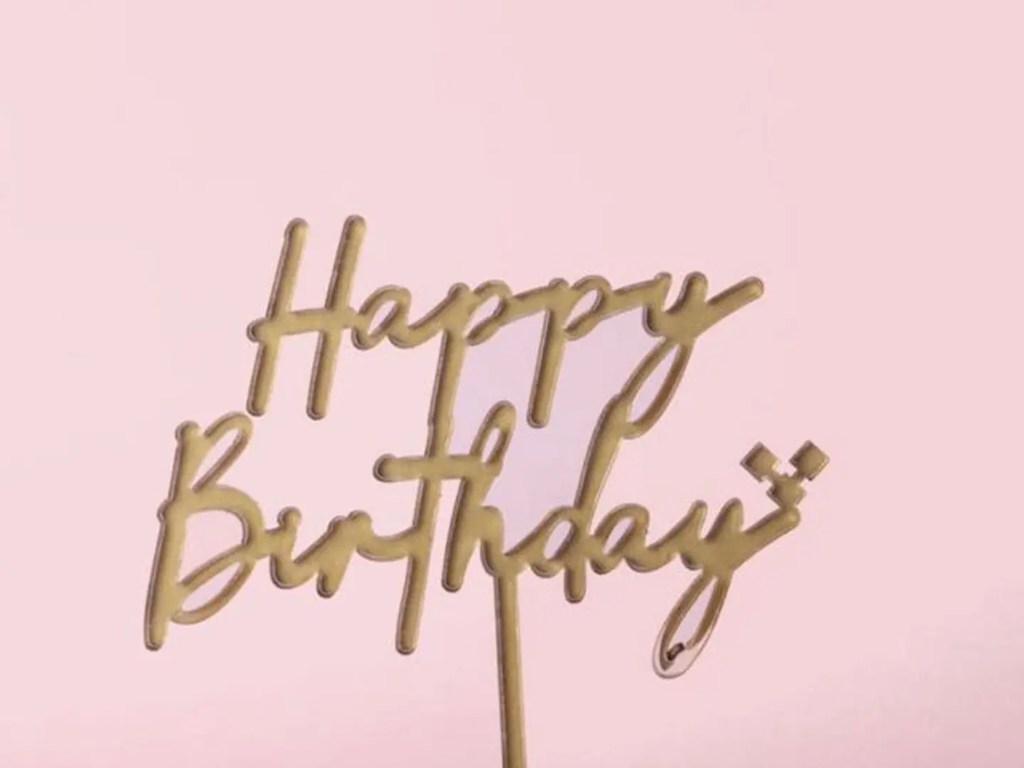 Happy Birthday Cake Topping