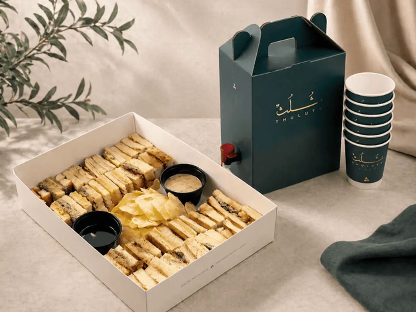 Sandwich Box With Coffee Box