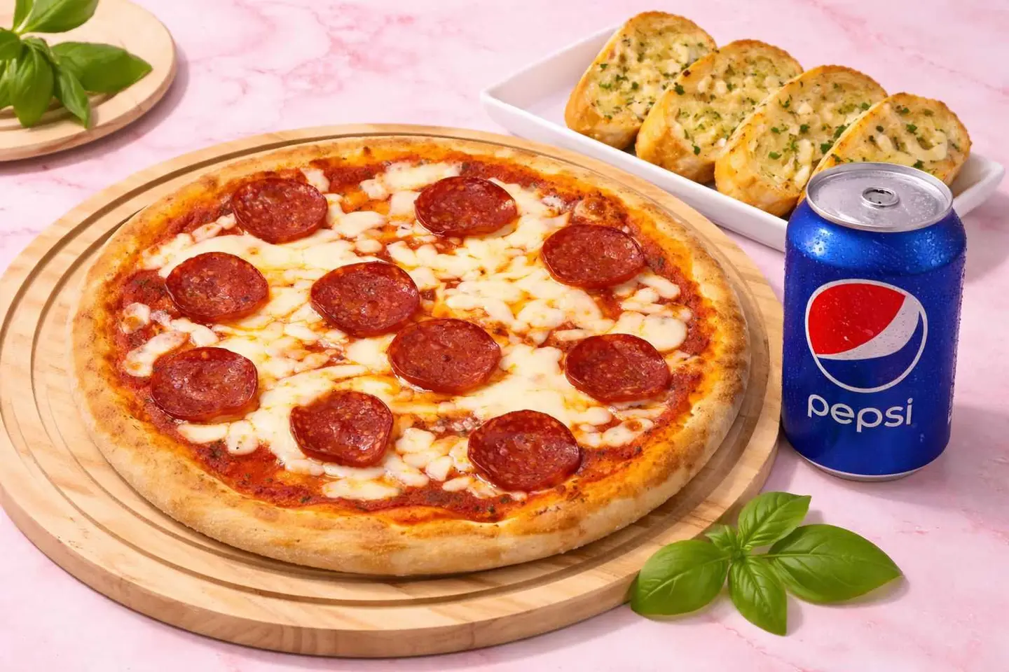 Large Pizza Feast Meal