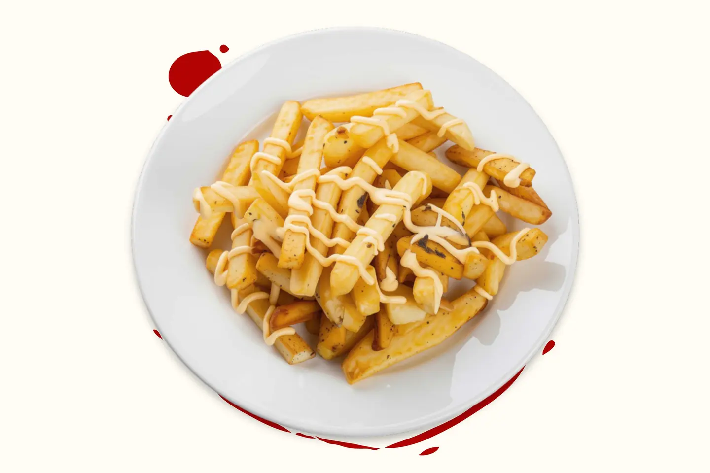 بطاطا مقلية بالجبنة