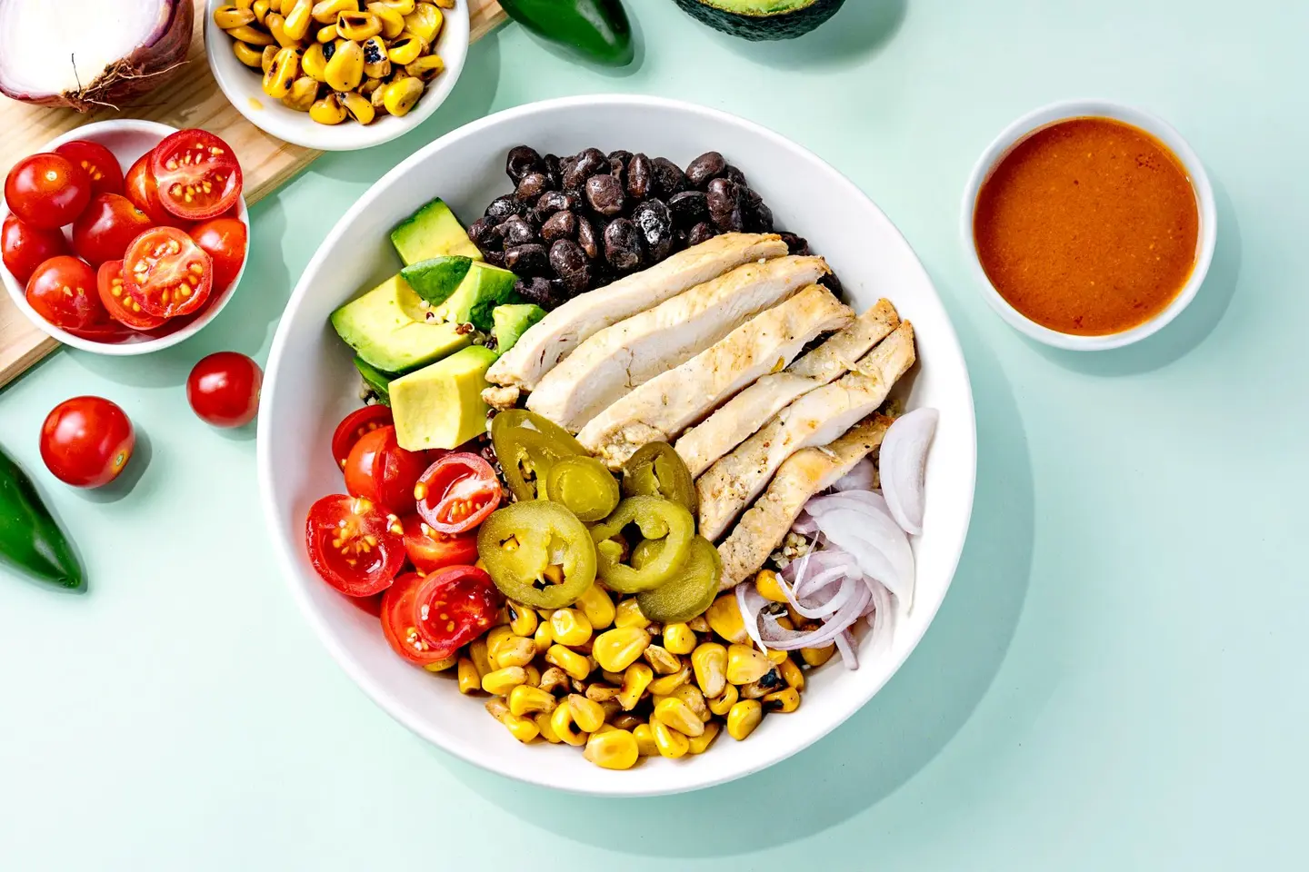 Mexican Chicken Quinoa Bowl Large