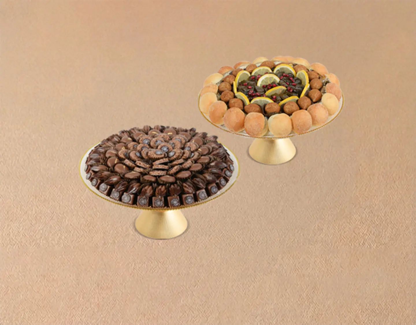 Sweet Salty Two Vases (Pastries Kibbeh Grape Leaves)