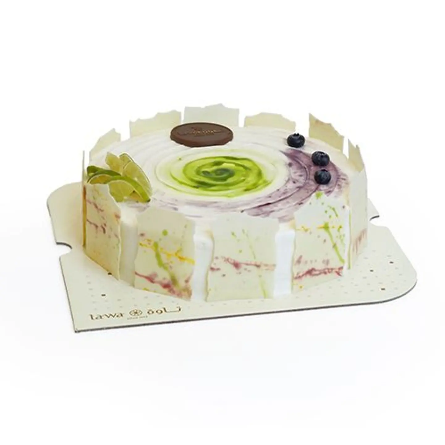 Large Lemon Blueberry Cake