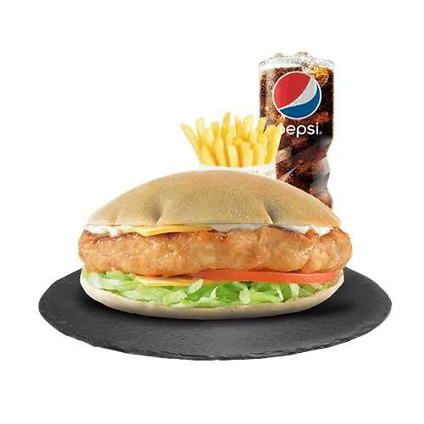 Burger Arabia Meal Brown Bread.