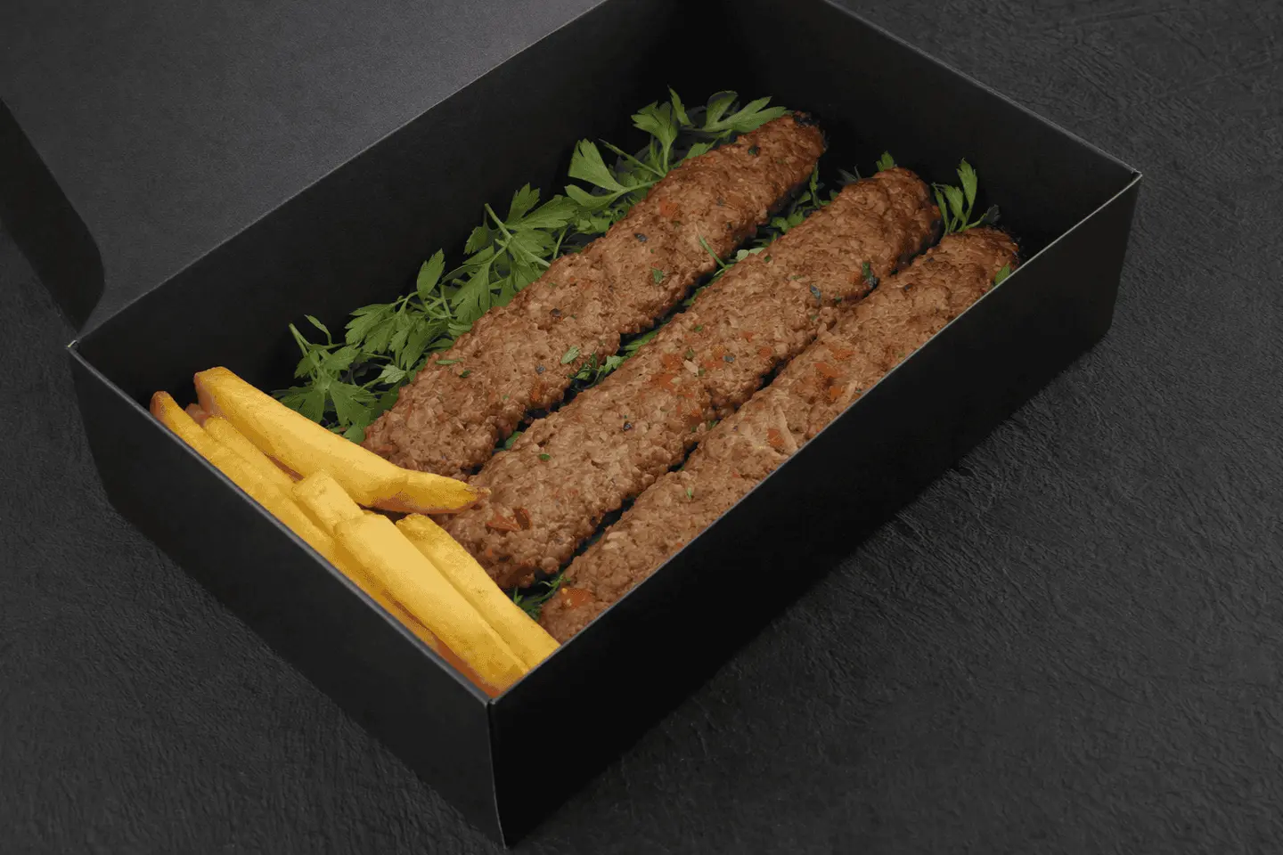 صحن كباب لحم أنجوس