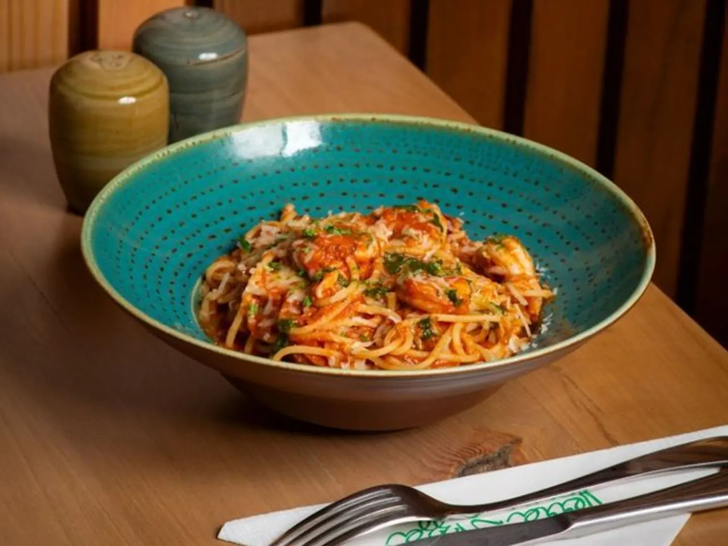 Fettuccine Al Fredo Shrimp