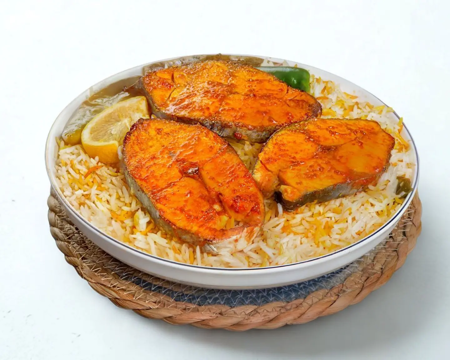 سمك صيادية مع أرز