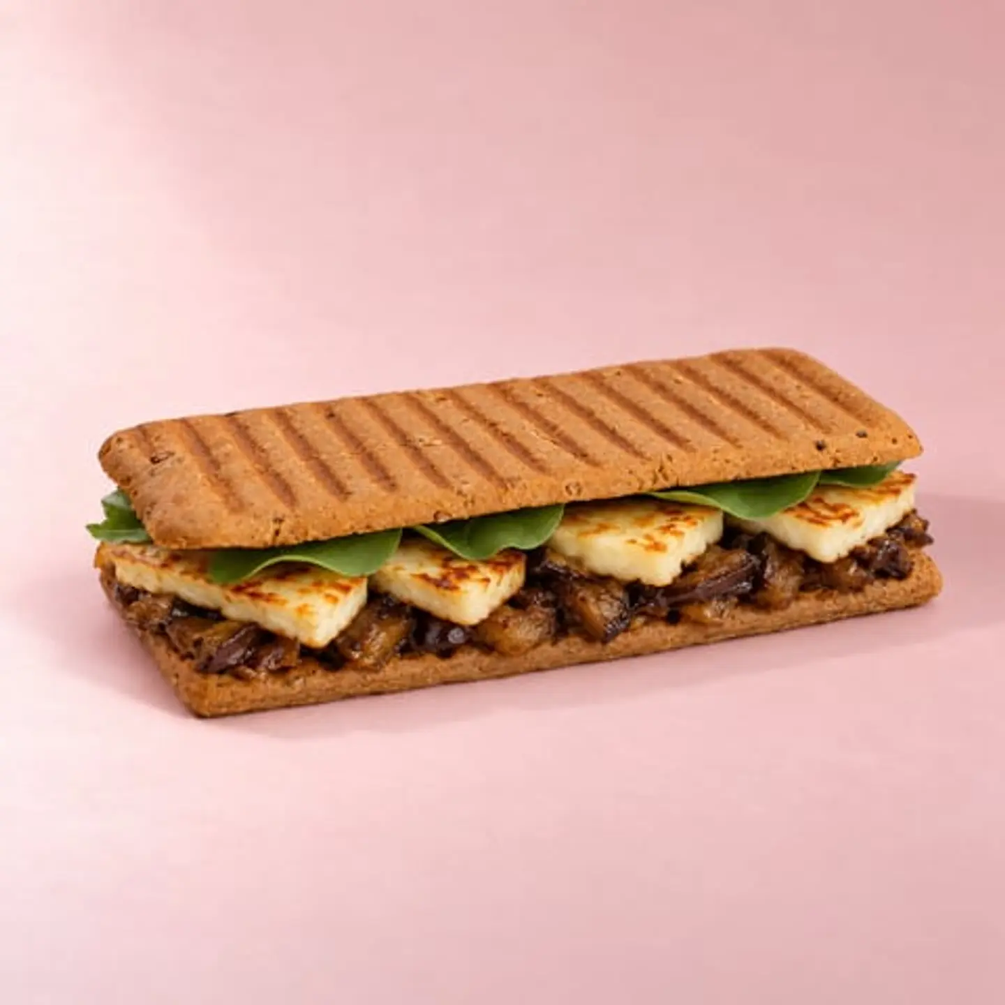 Flatbread Halloumi Eggplant