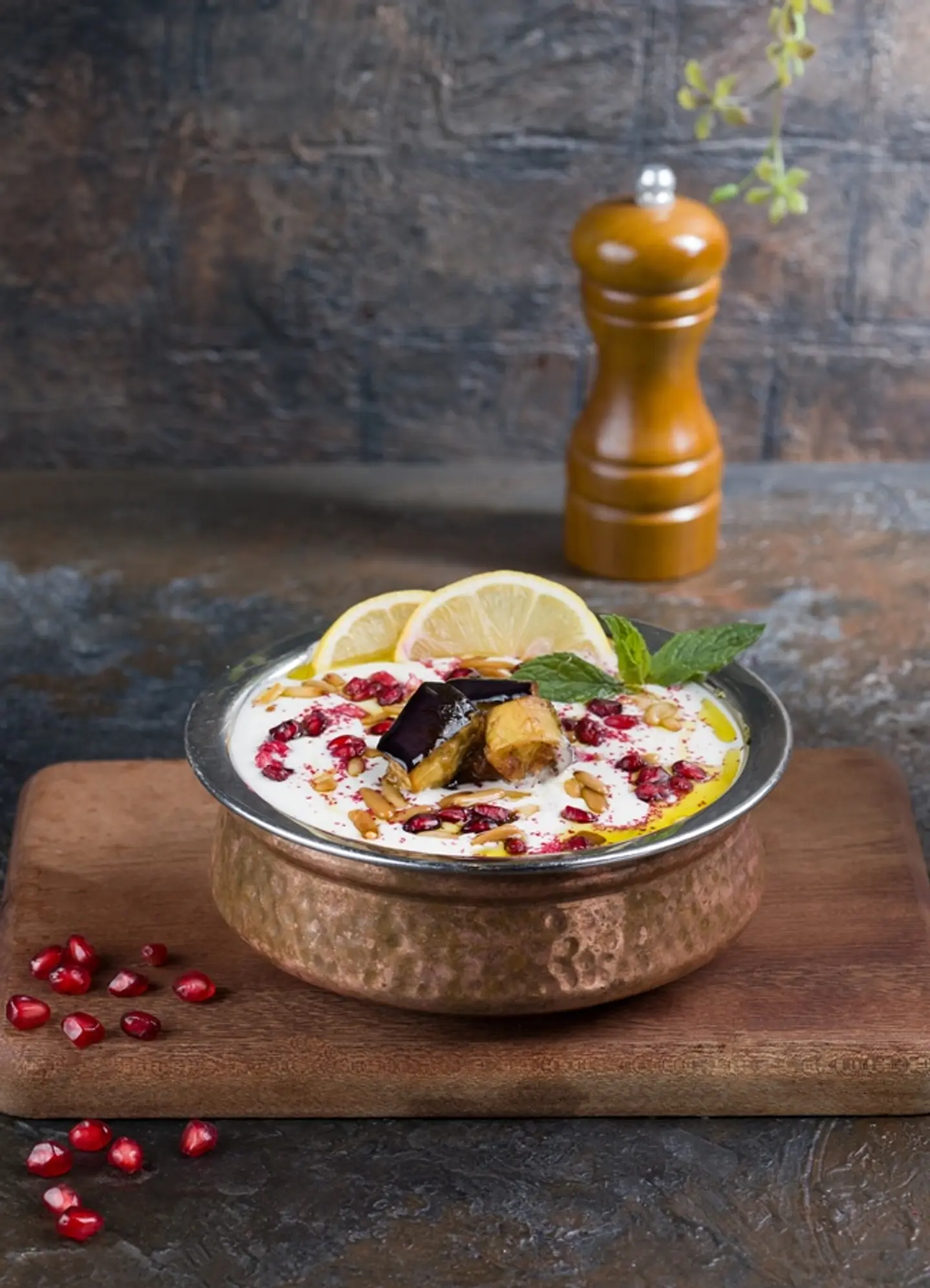 Eggplant Fatteh