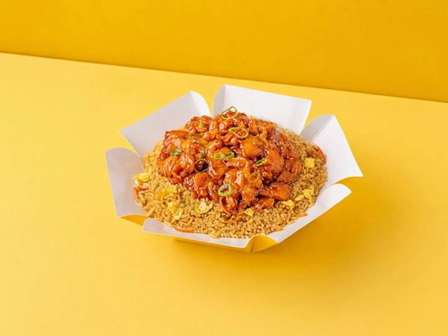 Chicken Sweet Sour With Rice
