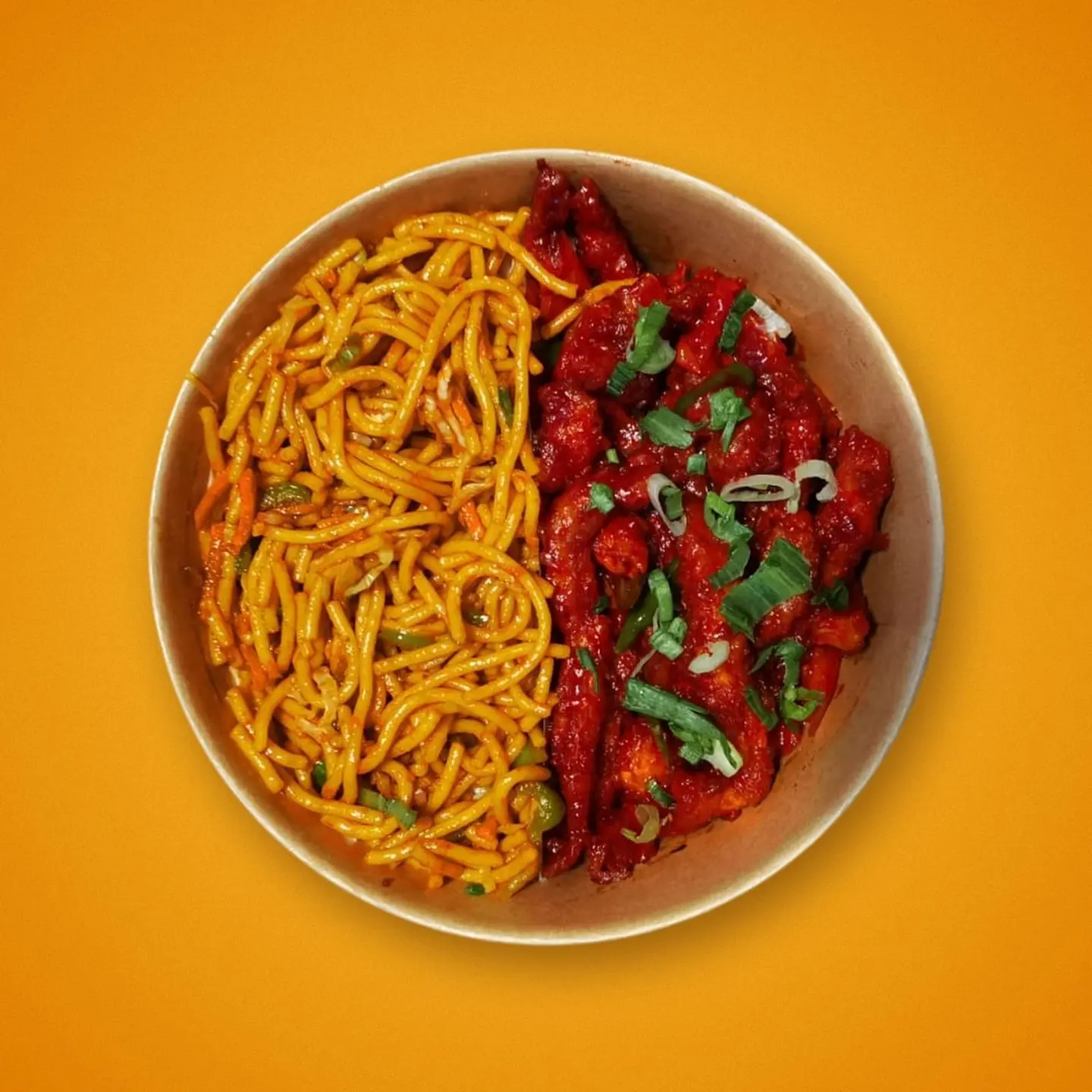 Chilli Chicken Dry Noodle Bowl