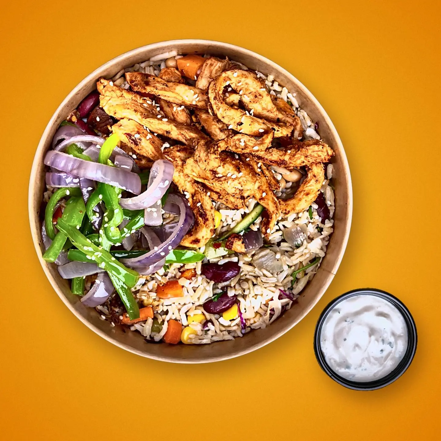 Chicken Fajita Healthy Bowl