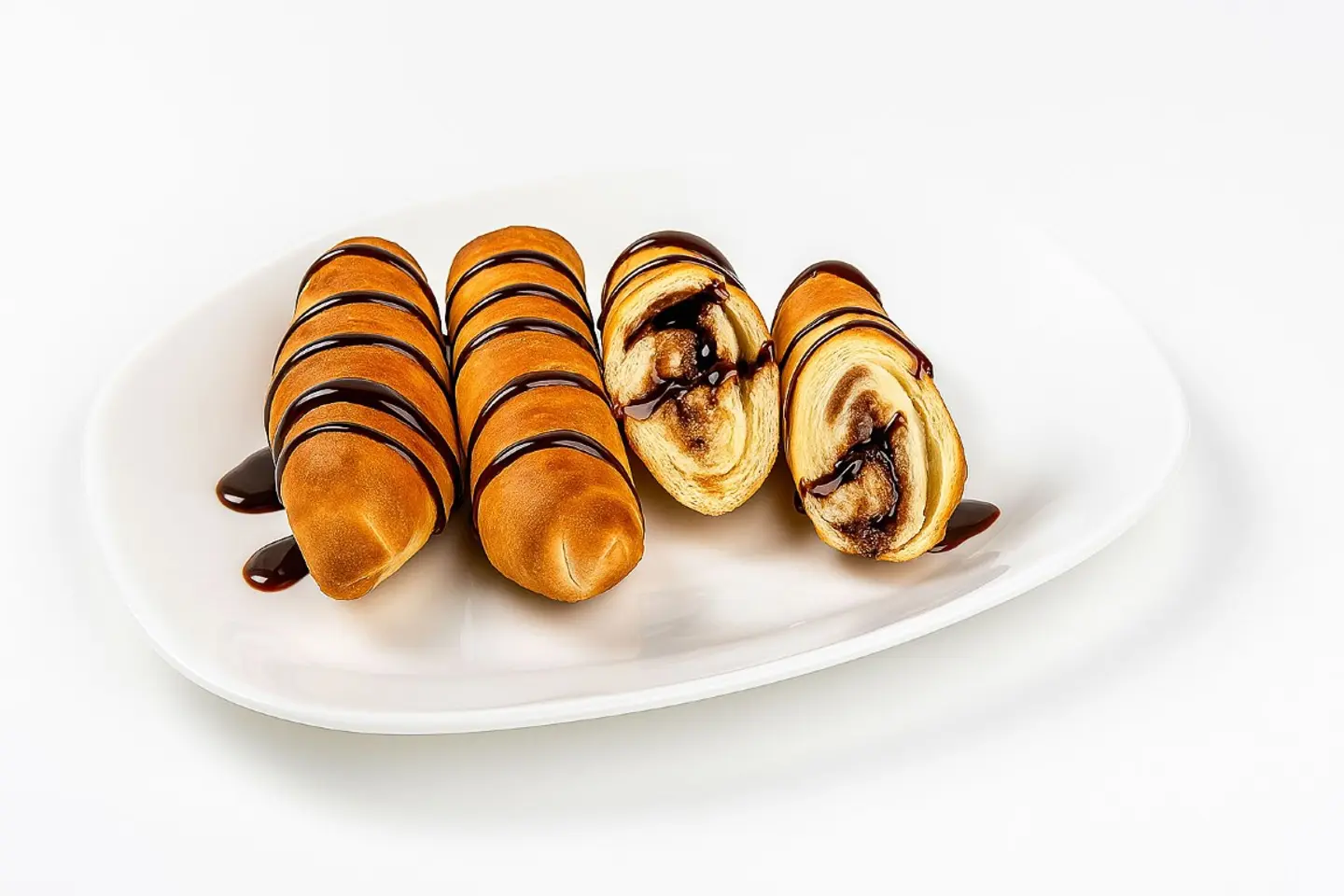لفائف النوتيلا