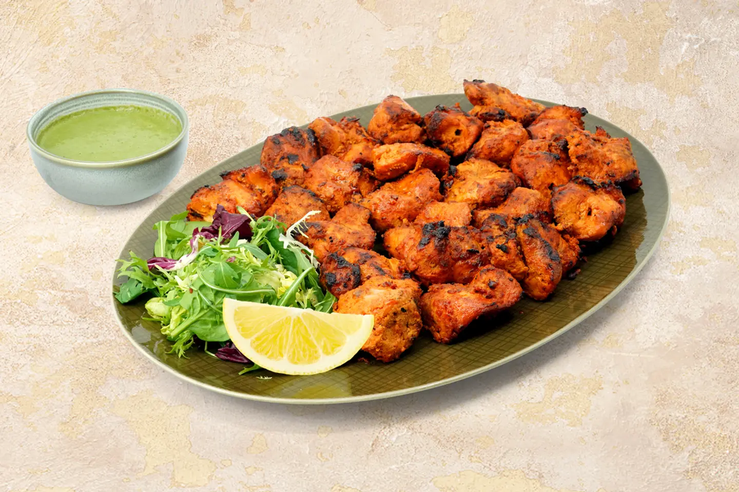 طبق دجاج تكا