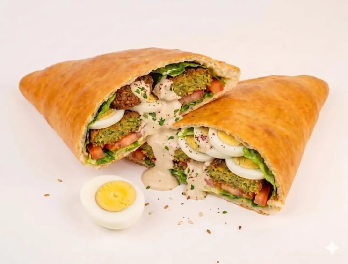 Falafel Egg Pie