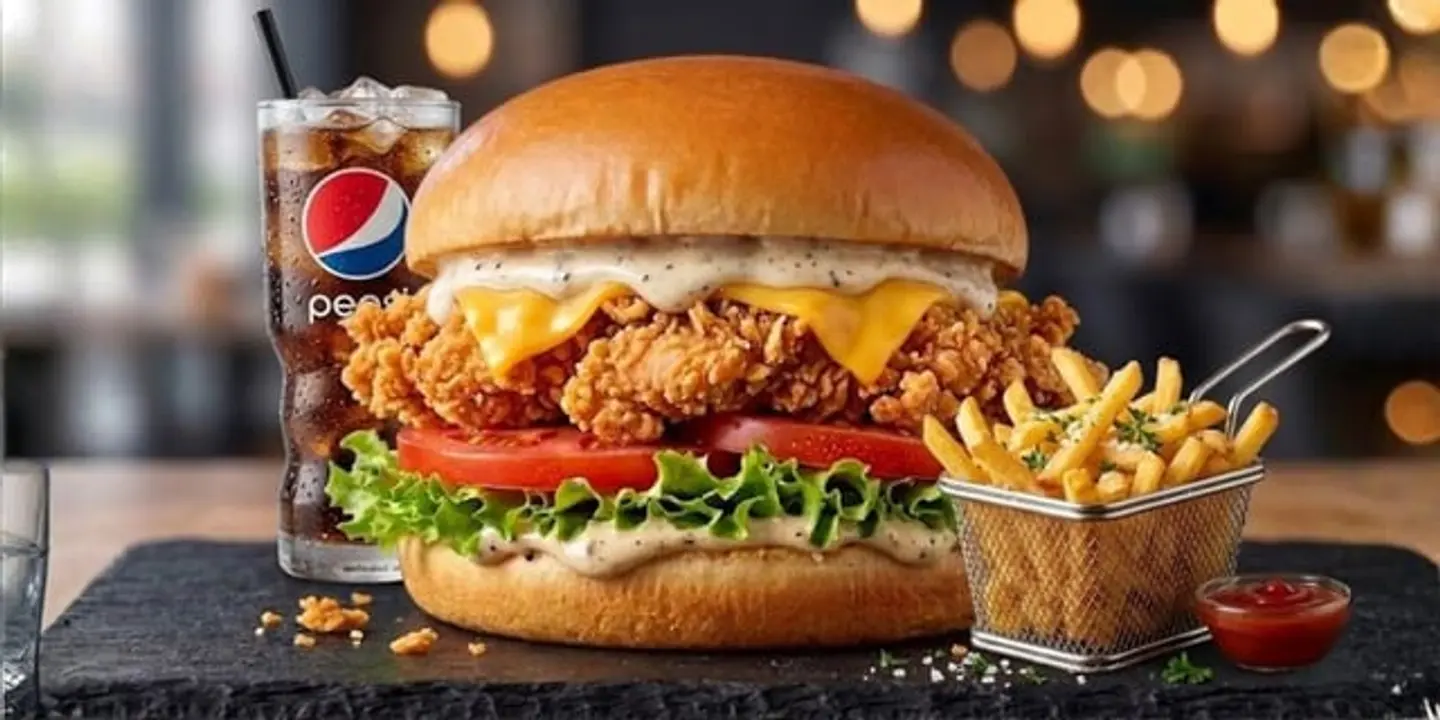 Crispy Burger Meal
