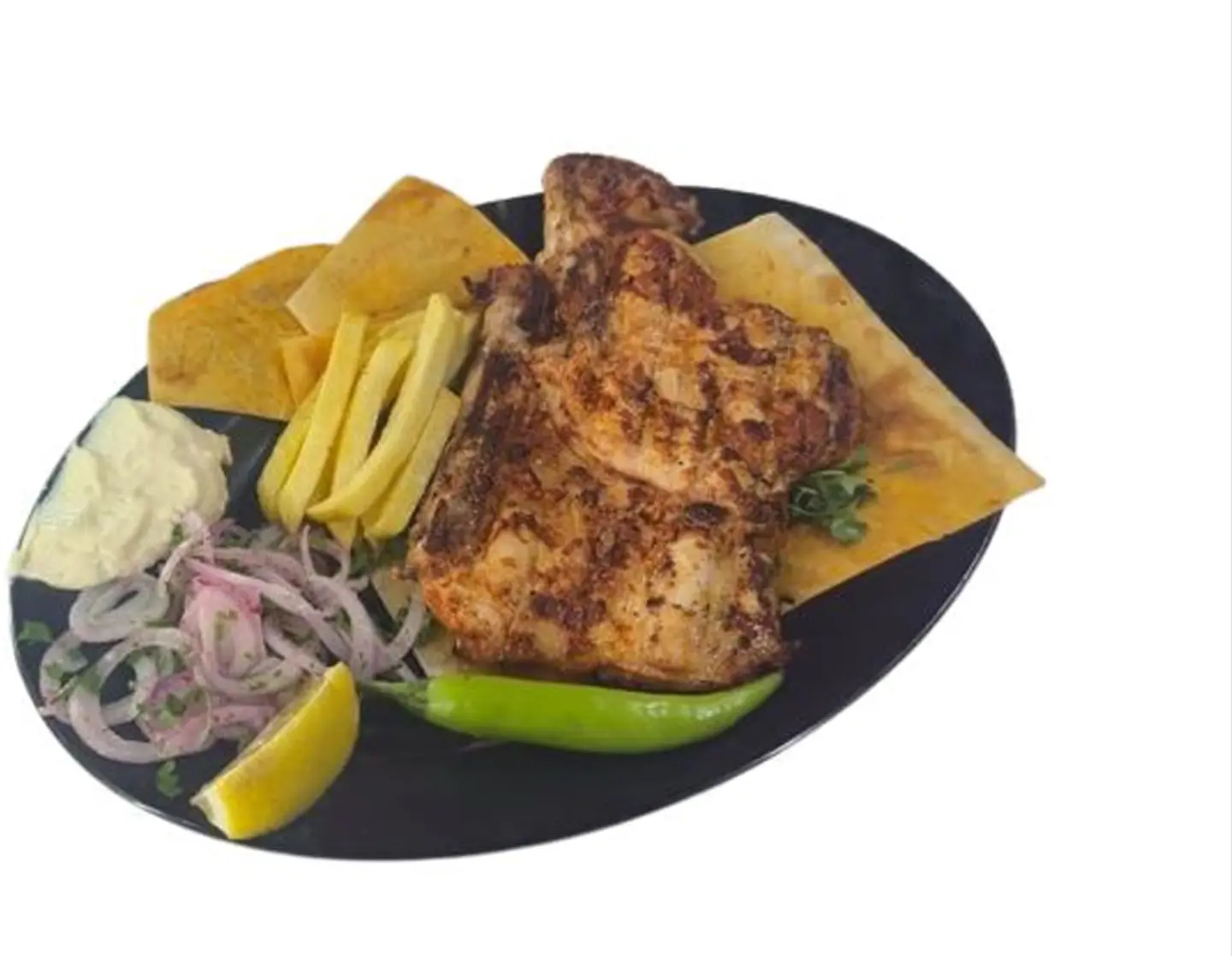 Half Grilled Chicken
