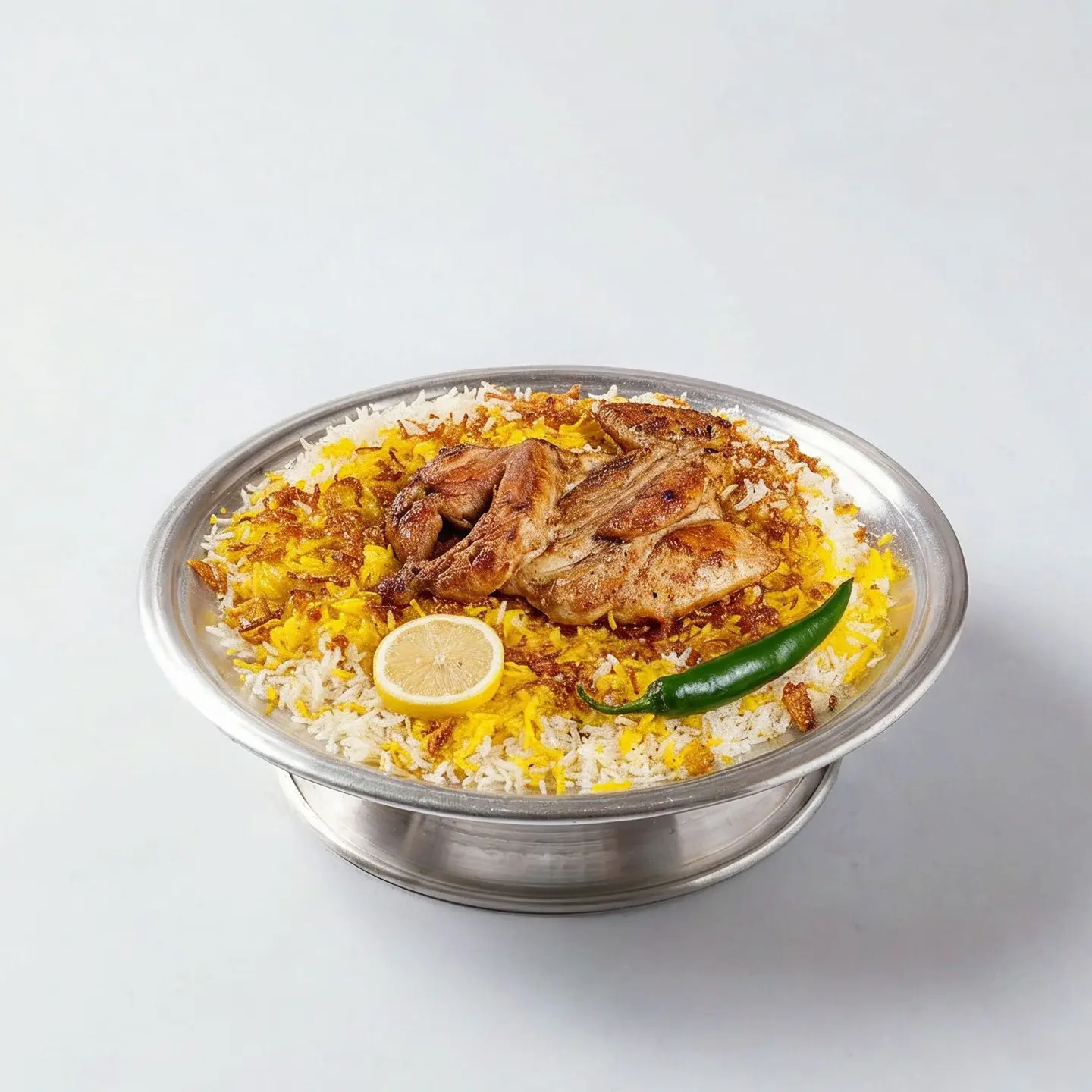 Half Chicken Madhbi With Rice