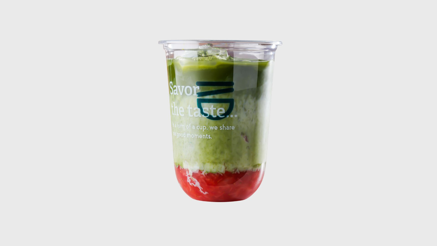 Ice Strawberry Matcha