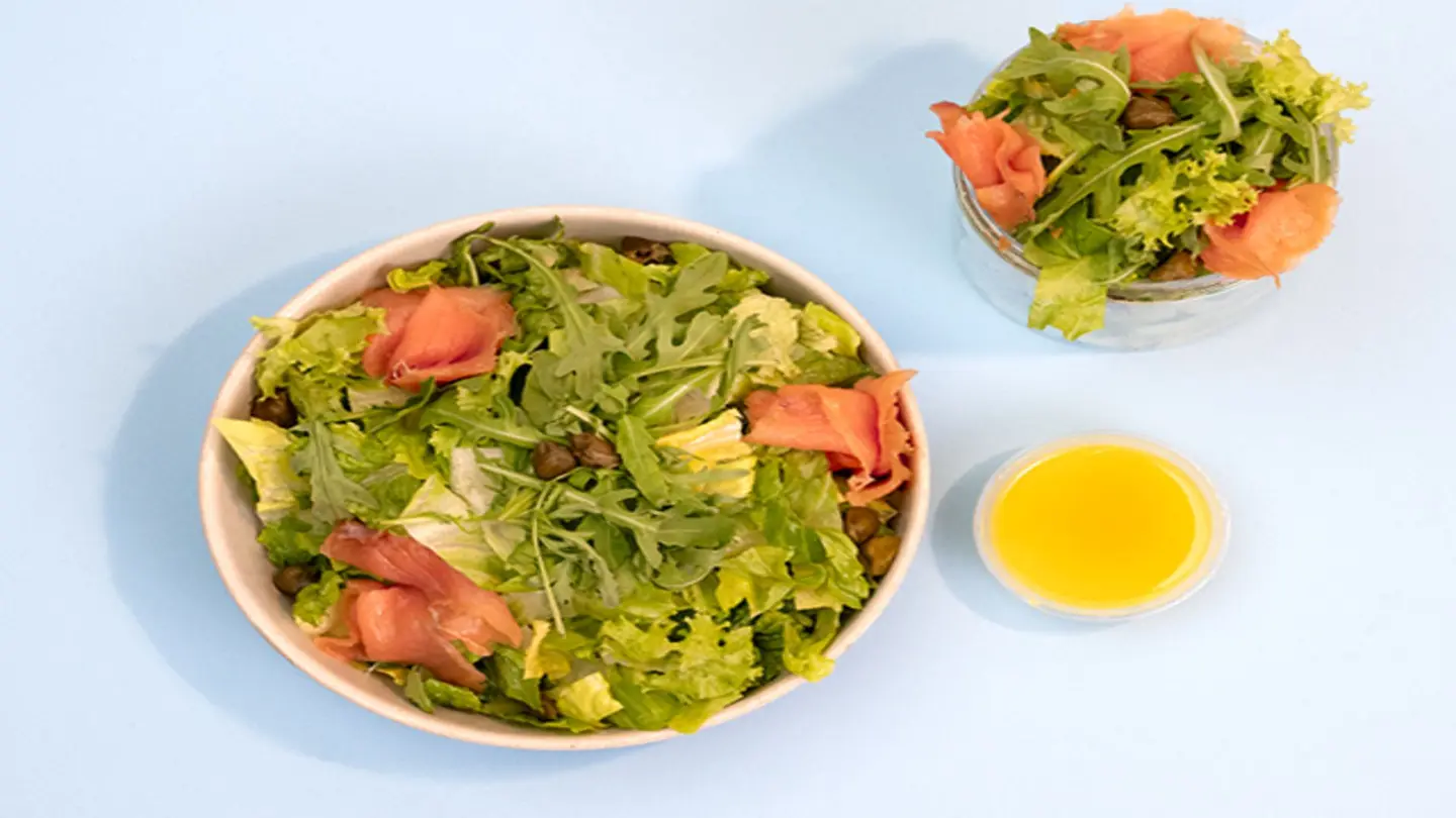 Smoke Salmon Salad