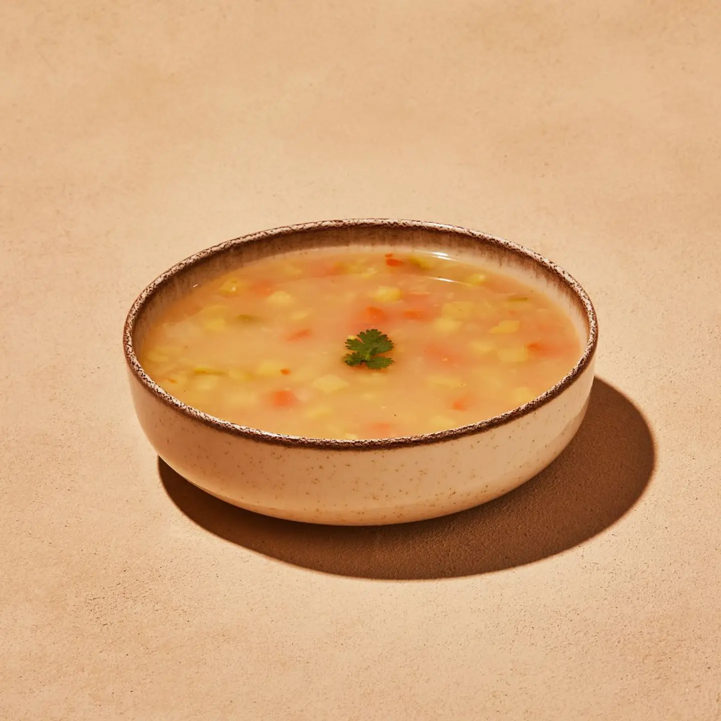 شوربة دجاج وشوفان