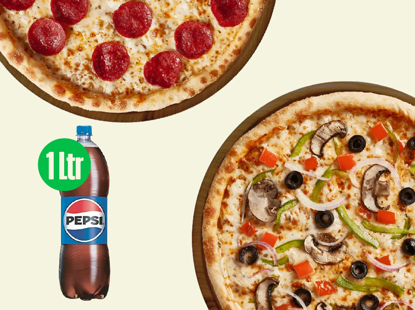 Pizzas And Drink