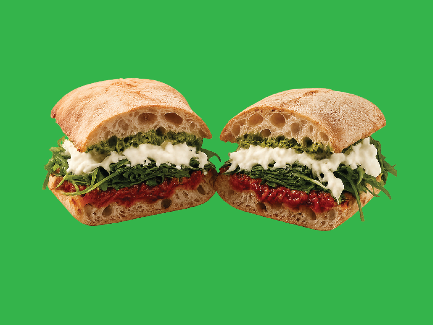 Burrata Pesto Sandwich