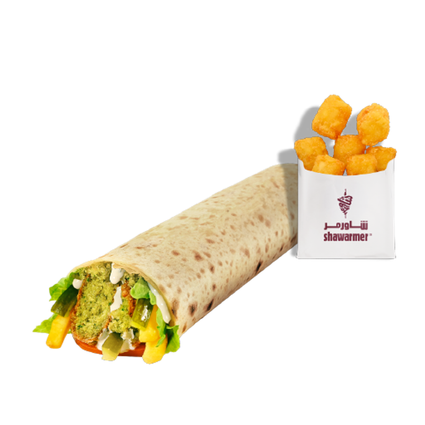 Falafel Sarouk And Potato Pops