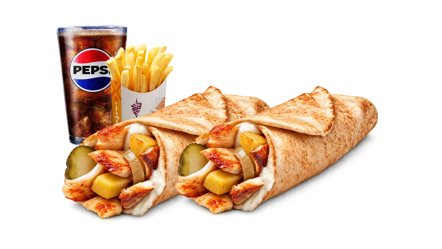 اثنين عربي وجبة