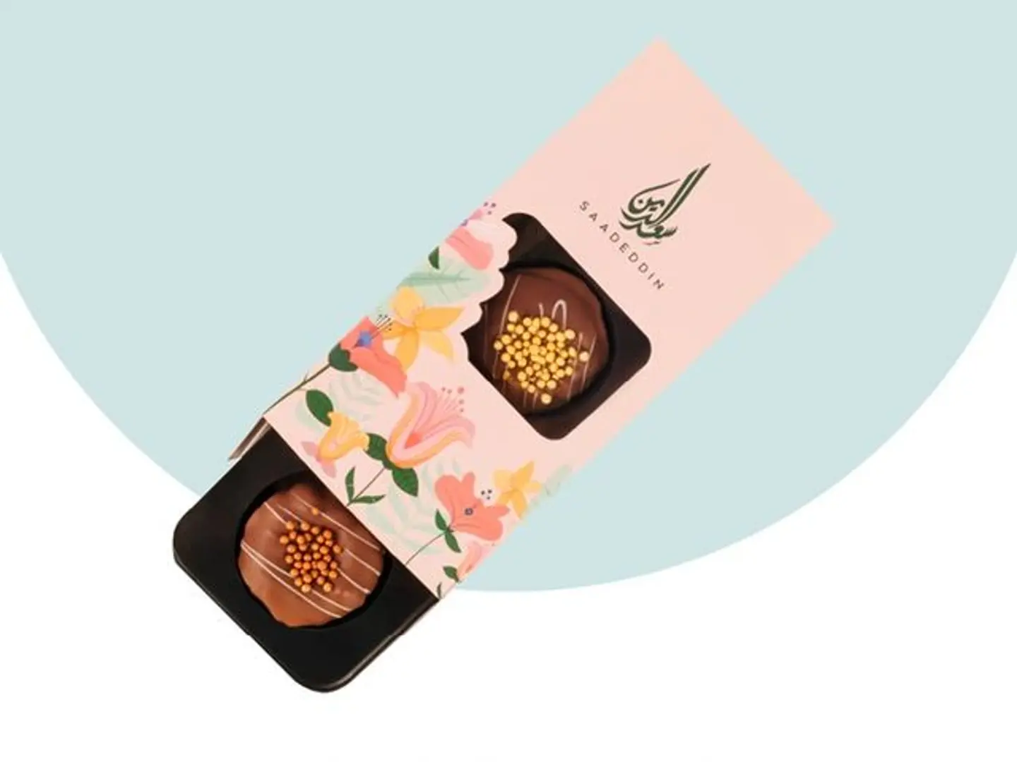 Mini Chocolate Dipped Petit Four Box