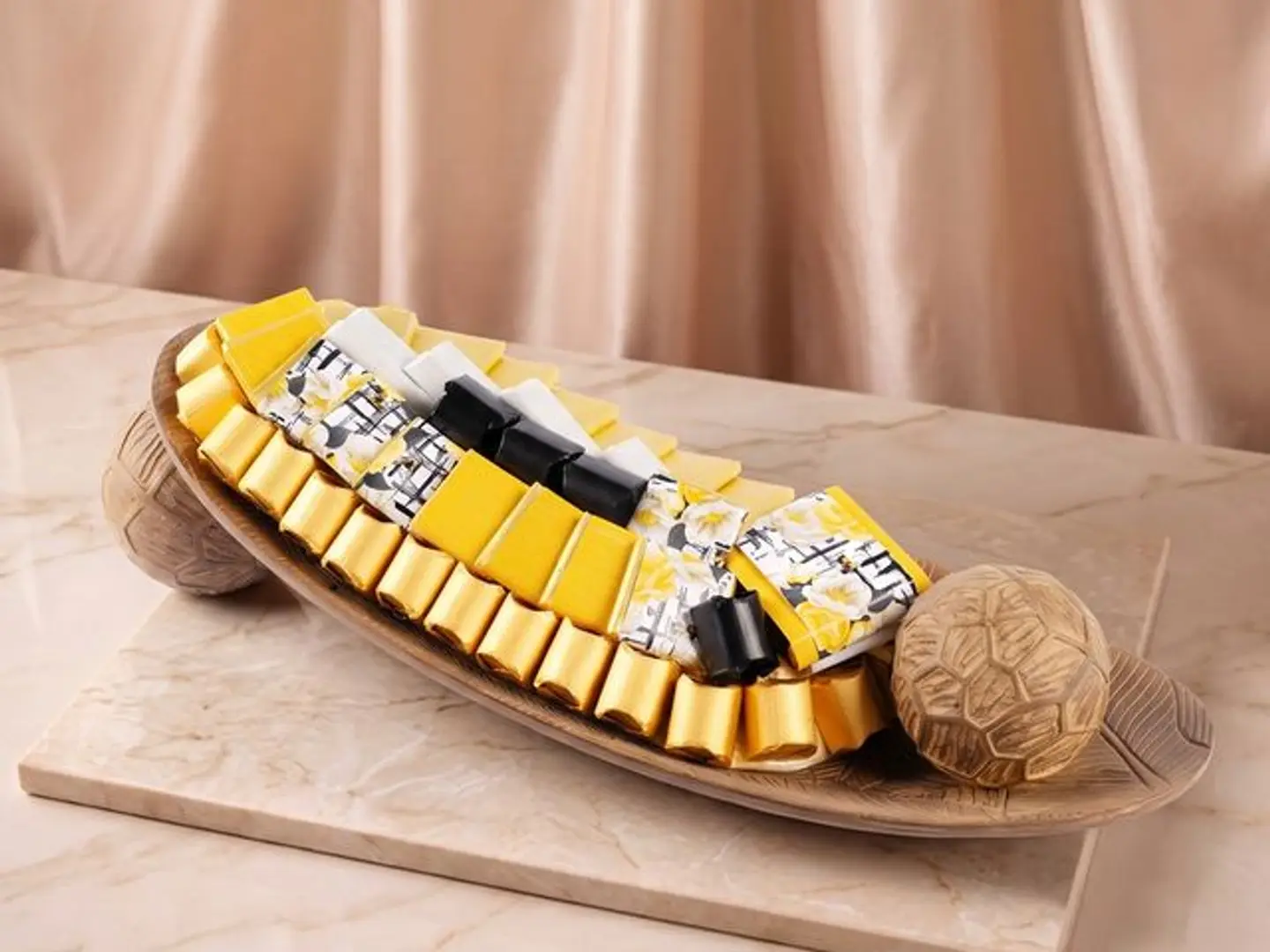 Wooden Shape Oval Plate